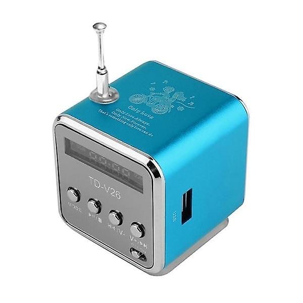 Fm-mottagare Digital USB Spela Stereo Mini Högtalare Internet Radio