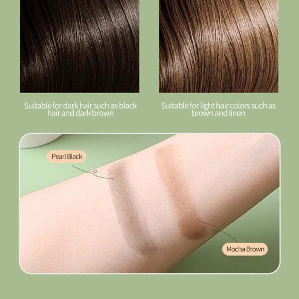 Hairline Powder Pannan Shadow Powder Hair Concealer Root Cover pearl black24g
