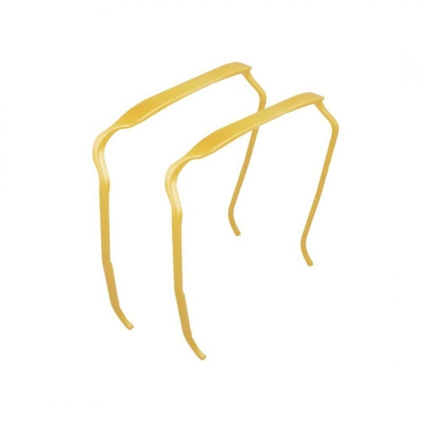 2 ST Osynlig hårbåge, lockigt tjockt hår Medium pannband Rose Gold