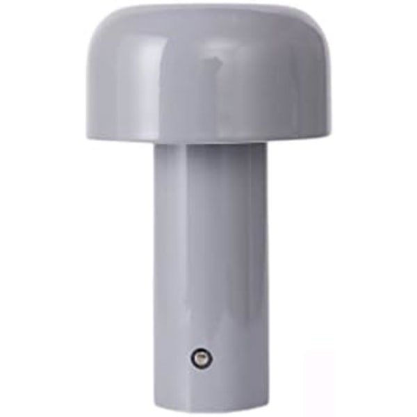 1st Svamplampa för Touch Dimming Bordslampa för Living USB Uppladdningsbar Led Nattlampa Modernt sladdlöst rum/bar/sovrum/sängbord/studium/hem/kontor Gray