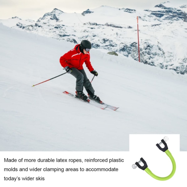 Trainer Ski Tip Connector, Ski Training Aid Ski Connector Ski Tip Connector