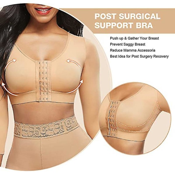 Womens Shapewear Surgery Posture Corrector Linne beige M