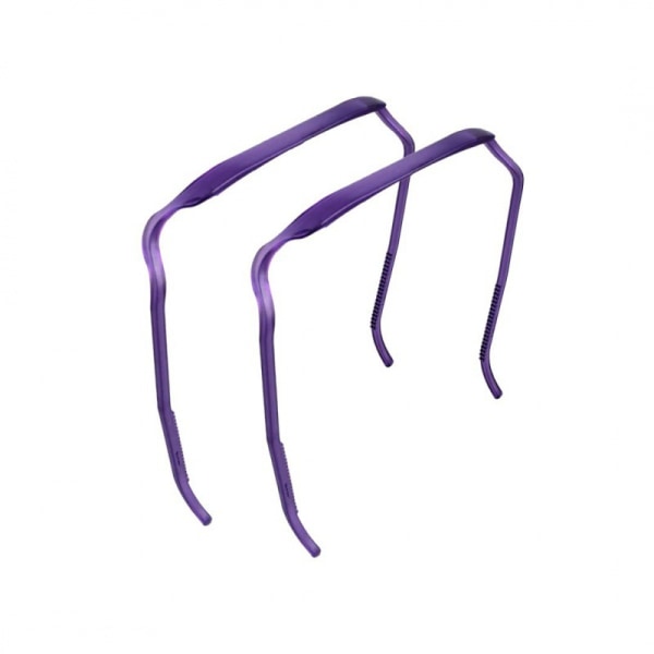 2 ST Osynlig hårbåge, lockigt tjockt hår Medium pannband Purple