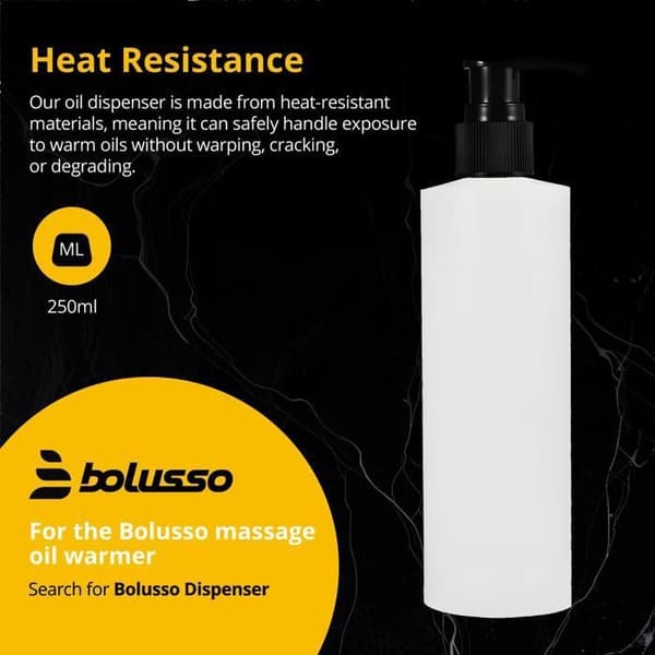 Bolusso Massageolja Dispenser – 2-pack – Precise och Ren Applicering – Idealisk för Avkopplande Massage och Kroppsvård