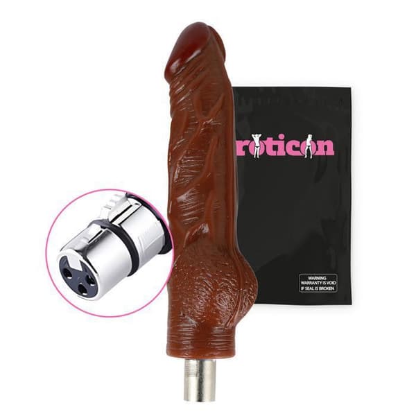 Gode - Eroticon - Marron - 18,5 cm - 5 cm - 3XLR kompatibel Brun