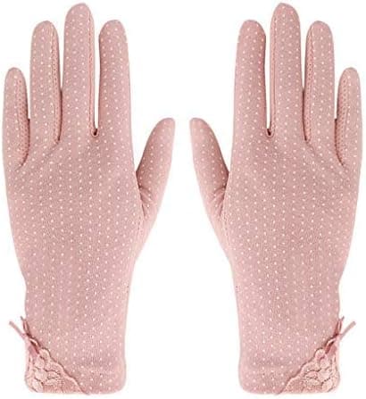 Solbeskyttende kørehandsker til kvinder (rosa), åndbare tynde al.z
