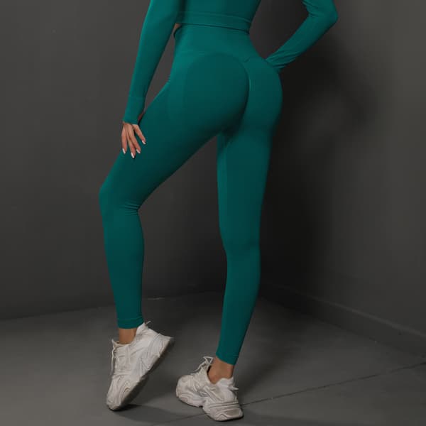 Eggings for kvinner, Scrunch Butt Gym Seamless Booty Tight (M).k