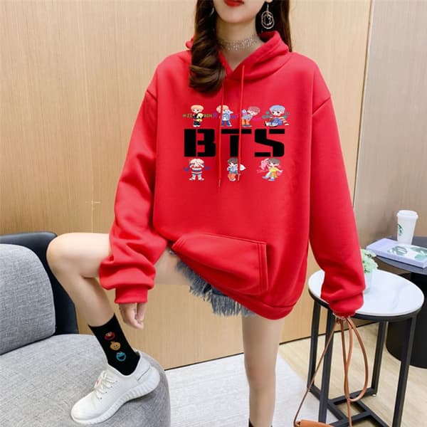 BTS Hoodies Efterårstrøjer GUL gul yellow XXL