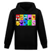 Kids Rainbow Friend Hettegenser Sweatshirt Pullover black.k black 150cm