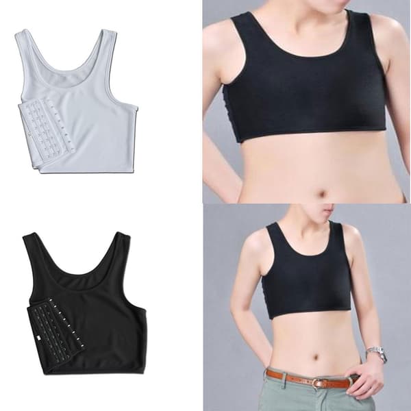 3 st Bröstbindare Underkläder Linne Sidokrok Bustier L.k 3pcs