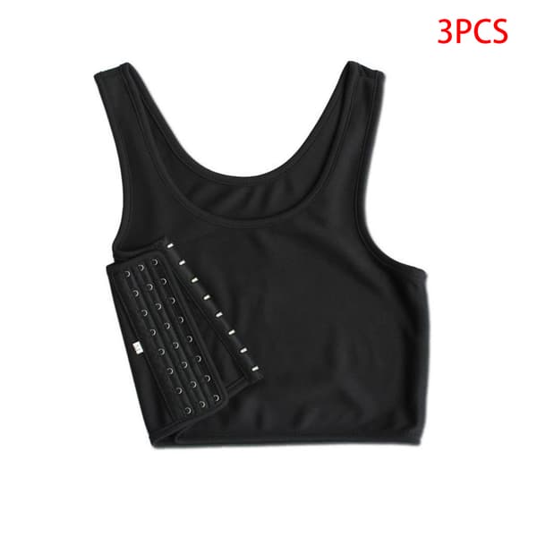 3 st Bröstbindare Underkläder Linne Sidokrok Bustier L.k 3pcs