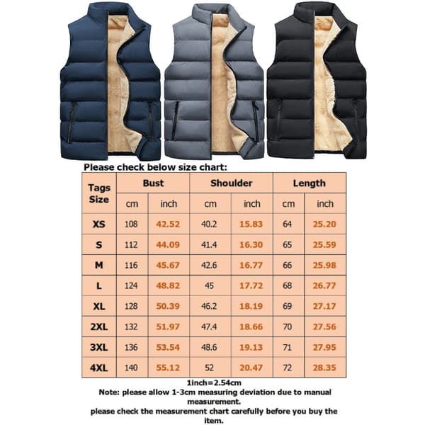 Herrfleeceväst Stativ krage Coat Blue.k Blue L