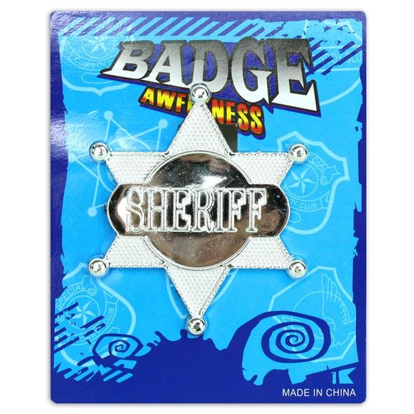 Sheriffin tarjotin Silver one size