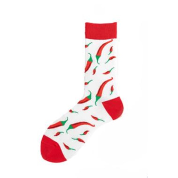 Färgglada mönstrade strumpor sockar Multicolor one size