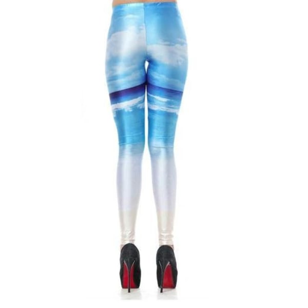 Blå Strand Leggings Blue S