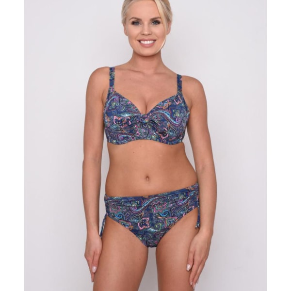 Saltabad DOLLY BRA KRABI Bikini top Blue D70 25df | Blue | Abstrakt &  Geometriskt | Fyndiq