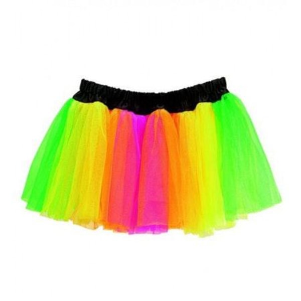 Pride färgad kjol Tutukjol Regnbågsfärgad multifärg one size
