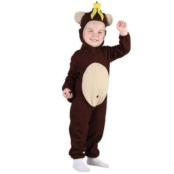 Apa Barndräkt Maskeradkläder Brown 128