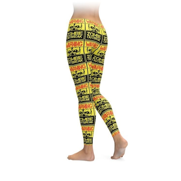 Varning  Zombie Outbreak Leggings multifärg L