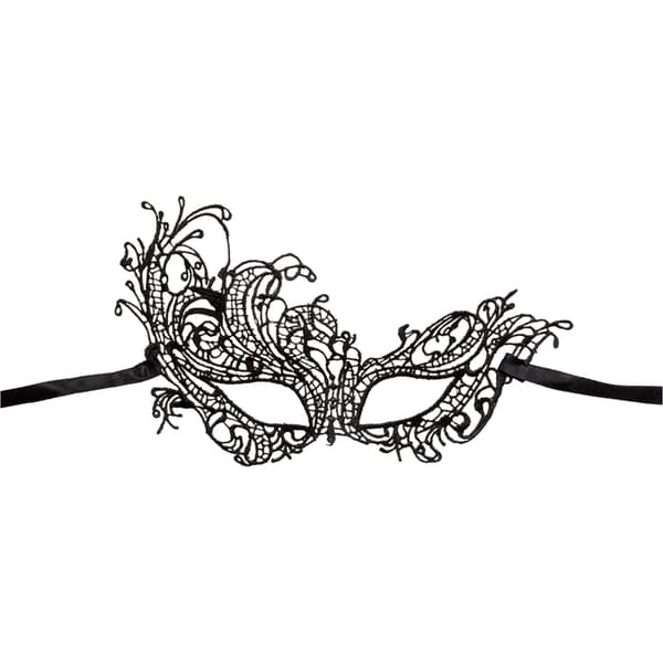 Svart Ögonmask i Spets Black one size