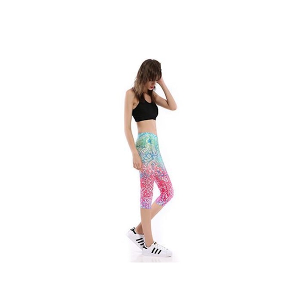 Mandala Oasis Capri Leggings multifärg L