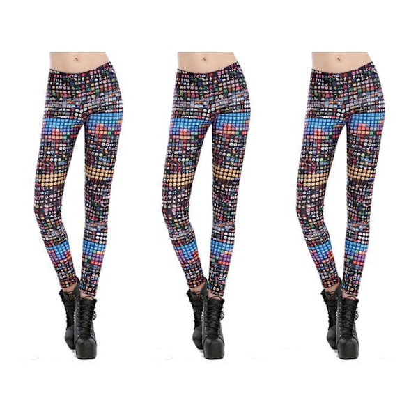Emoji Leggings multifärg M