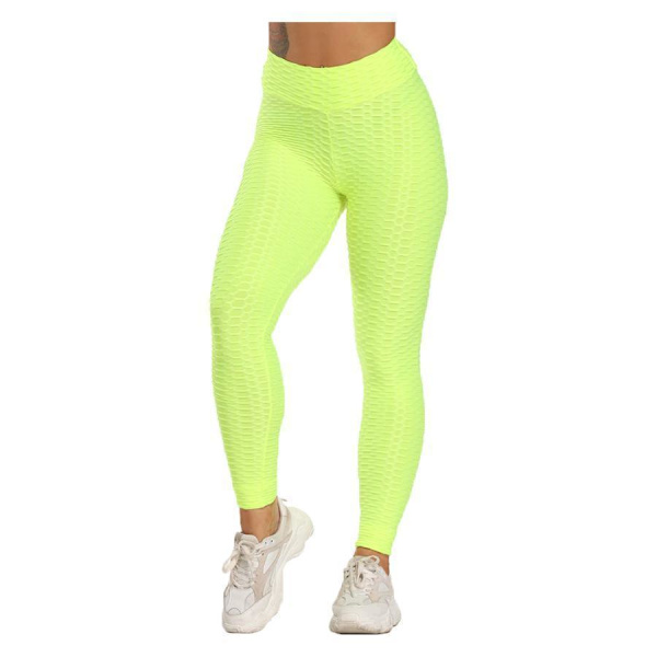 Gula TiktokTights Leggings med mönster Tie Dye Leggings Yellow XL