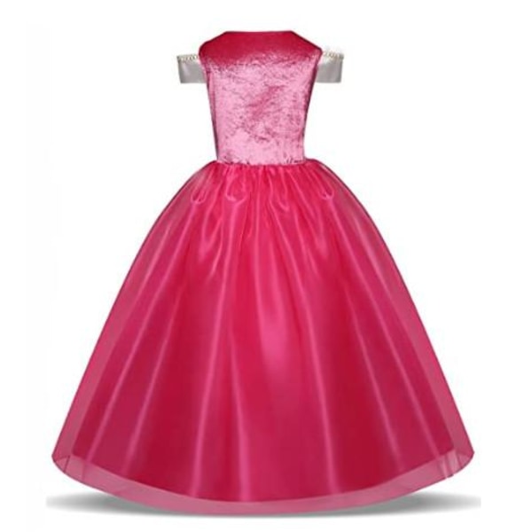 Prinsessklänning Rosa Pink 130