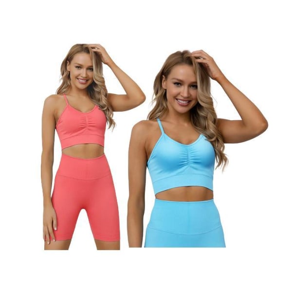 Seamless Sport BH Topp Korall Salmon S