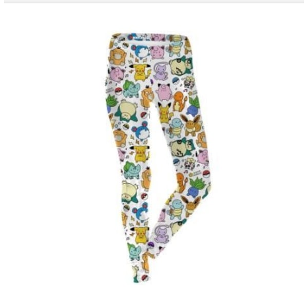 Leggings Tecknade MultiColor S