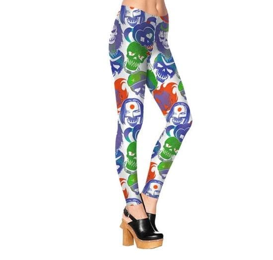 Dödskalle Tattoo Squad Up Leggings multifärg S