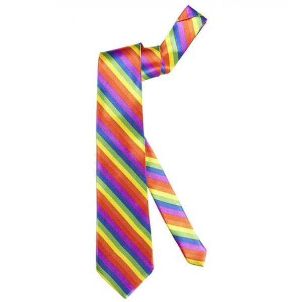 Regnbåges Pride slips Regnbågsfärgad Multicolor one size