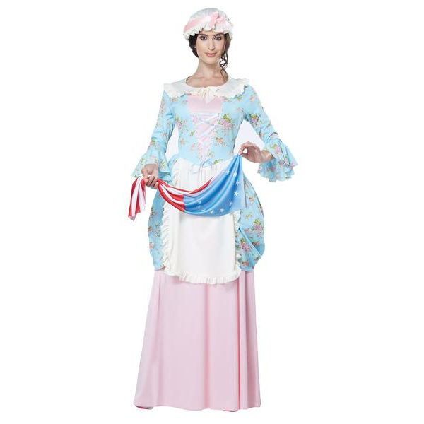 Kolonialdam Maskeraddräkt Multicolor L