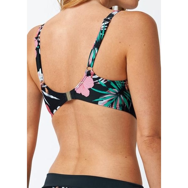 Abecita Palm Beach -bikinipaita, jossa kaari Black D44
