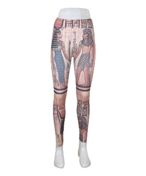 Sömlösa Mönstrade Leggings 3-pack multifärg one size