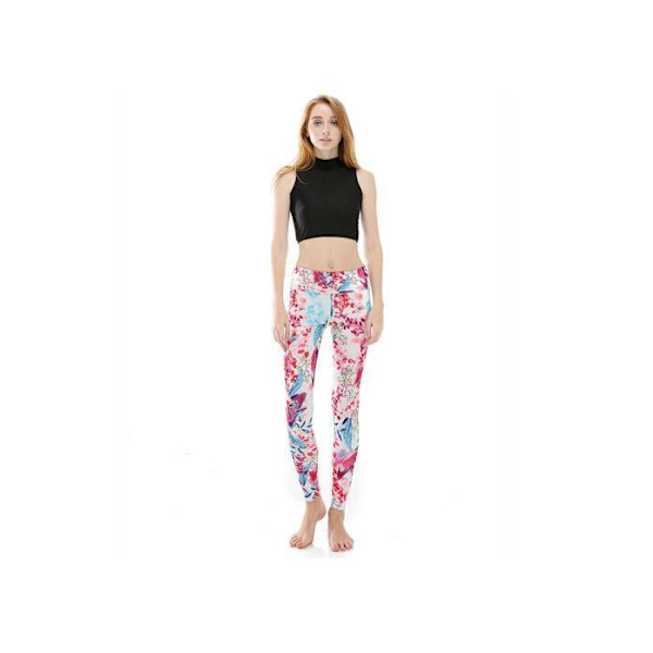 Cherry Blossom Yoga Leggings MultiColor XXXL