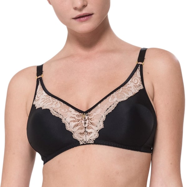 Abecita Glitter Soft Bra 70/75D Svart 70/75D