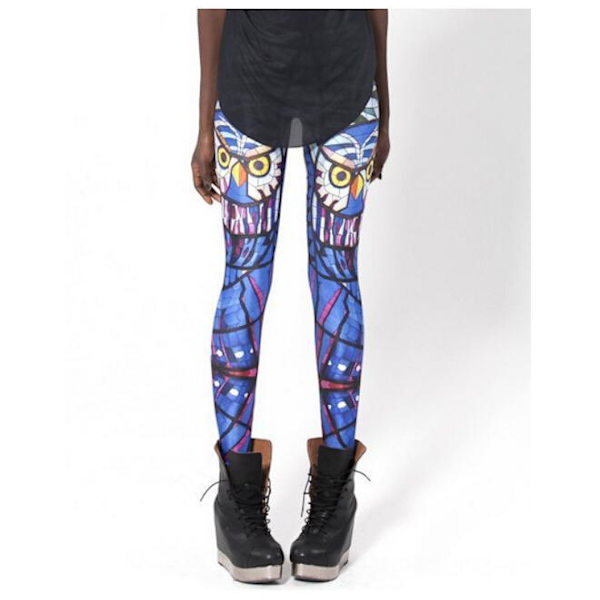 Fånga Ugglan Leggings MultiColor S