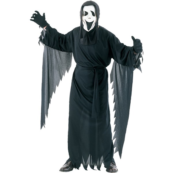 Scream Demon Maskeraddräkt Svart one size