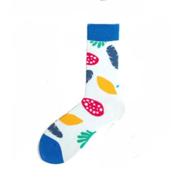 Färgglada mönstrade strumpor sockar Multicolor one size