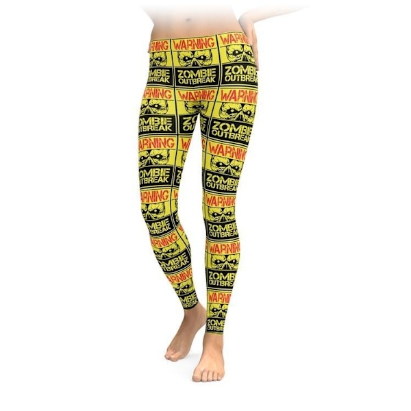 Varning  Zombie Outbreak Leggings multifärg XL