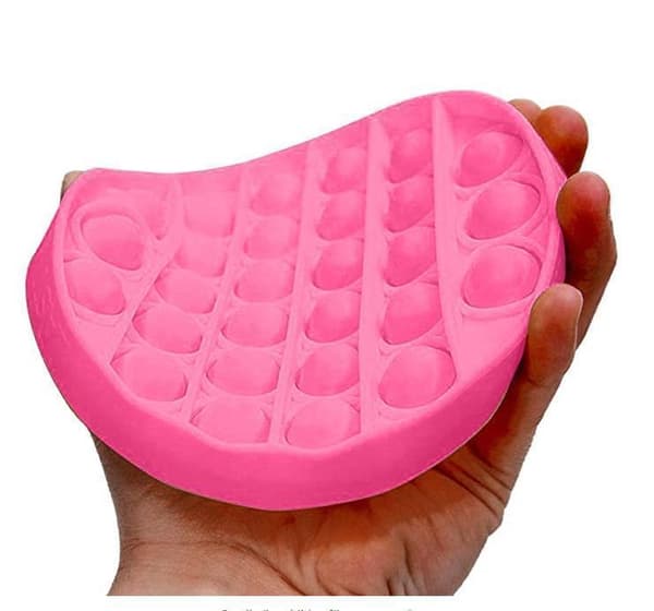Popit Pop It Fidget Toy Rund CE Godkänd Purple one size