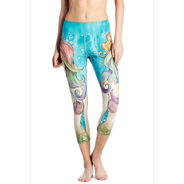 Sjöjungfru Leggings MultiColor XXXXL