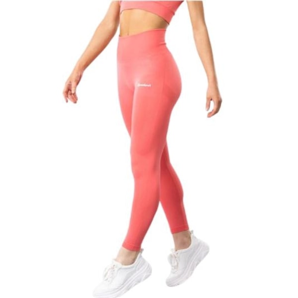 Coral Seamless Tights Leggings Gymshout Salmon L