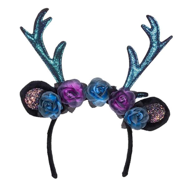 Diadem Dark Deer Glitter multifärg one size