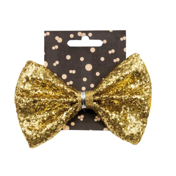 Glittrig Fluga Guld Gold one size