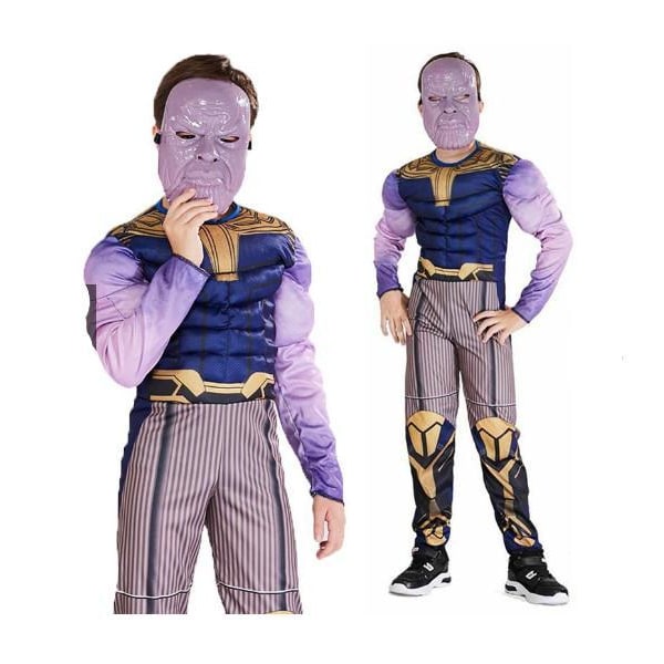 Thanos Deluxe Maskeraddräkt Halloween multifärg 128