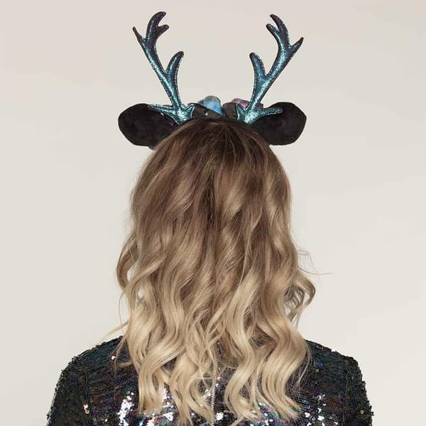 Diadem Dark Deer Glitter multifärg one size