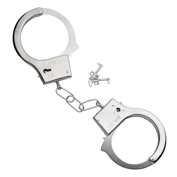 Handbojor av metall Maskerad Metal look one size