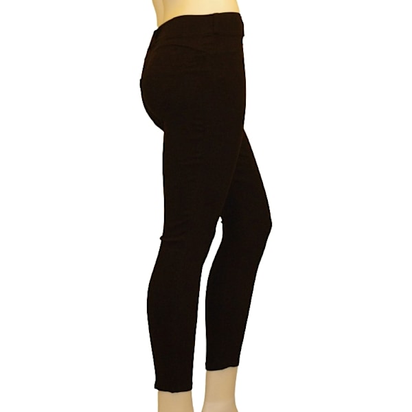 Svarta Stretchiga Slim Leggings som formar rumpan Black L